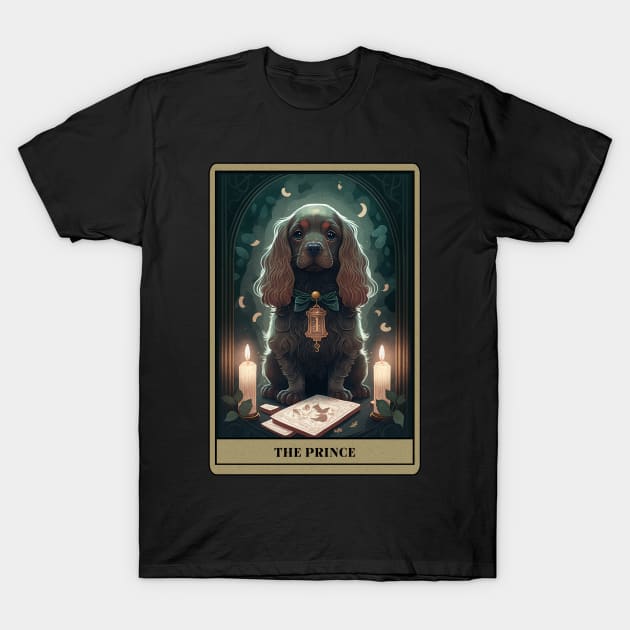 Cocker Spaniel Tarot T-Shirt by UnrealArtDude